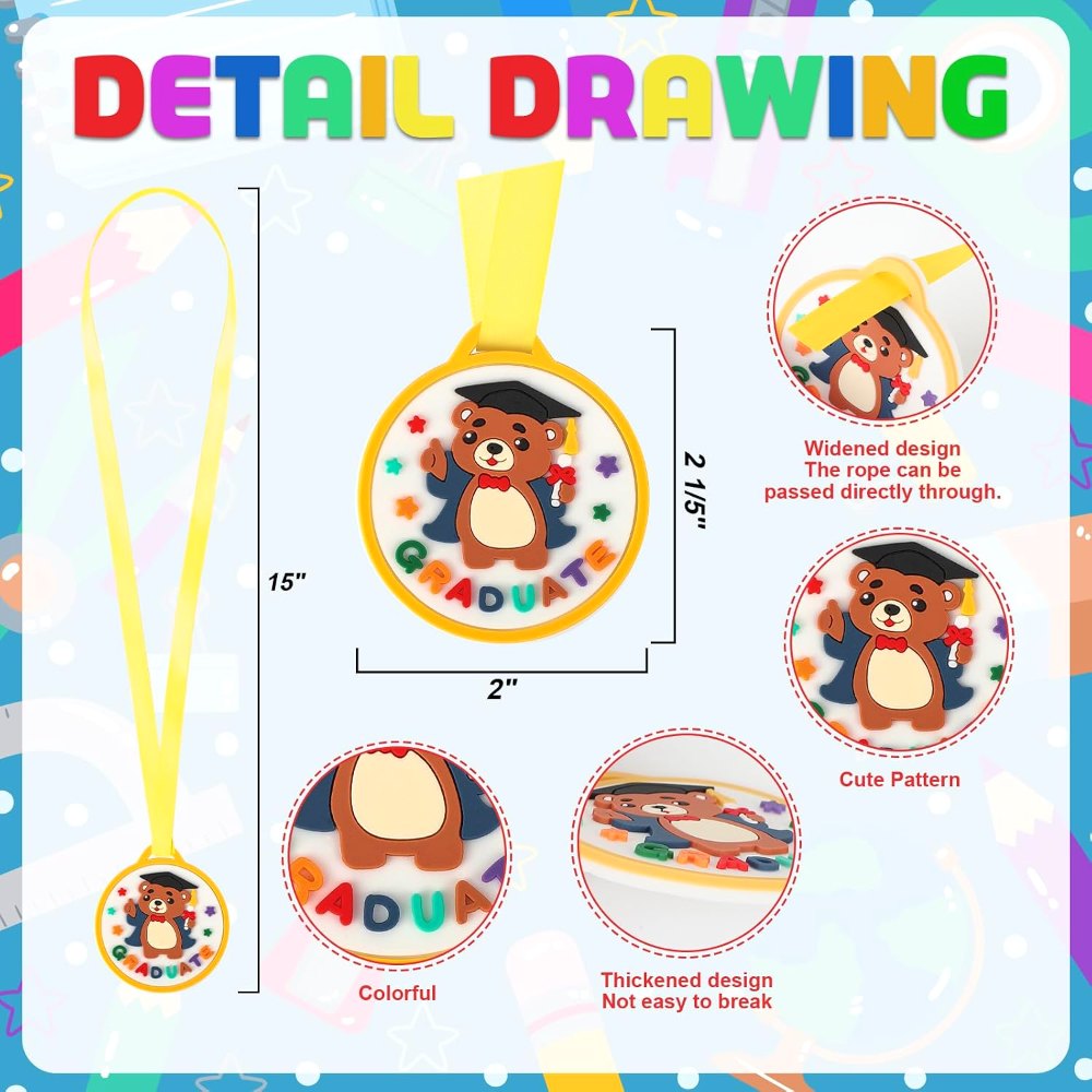 Graduation Medals for Kids, view 2