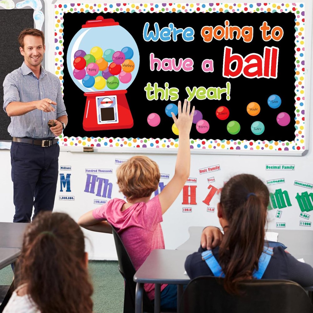 Gumball Machine Bulletin Board Decorations Back to School, view 5