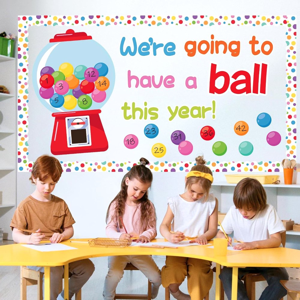 Gumball Machine Bulletin Board Decorations Back to School, view 7