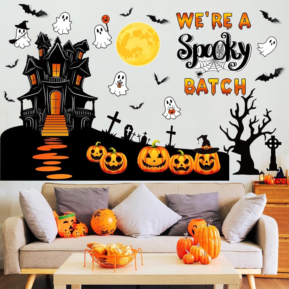 Halloween Bulletin Board Decorations 3D Halloween Bat, detail 7