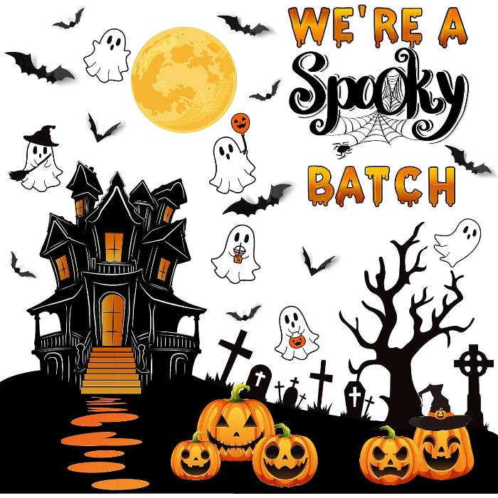 Halloween Bulletin Board Decorations 3D Halloween Bat