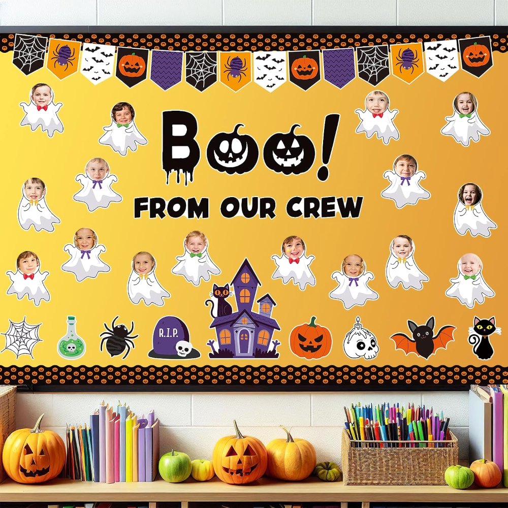 Halloween Bulletin Board Decorations Ghost Classroom, view 5