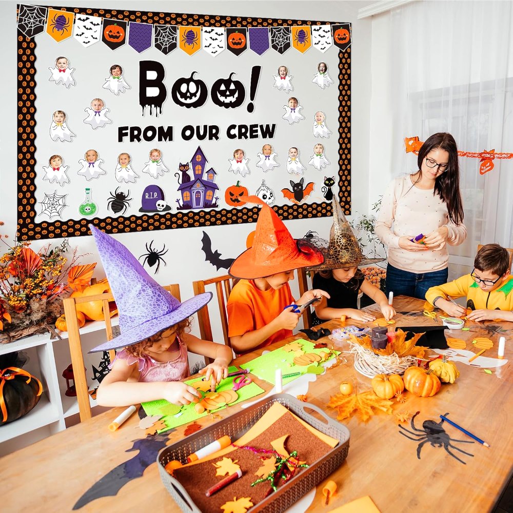 Halloween Bulletin Board Decorations Ghost Classroom, view 6
