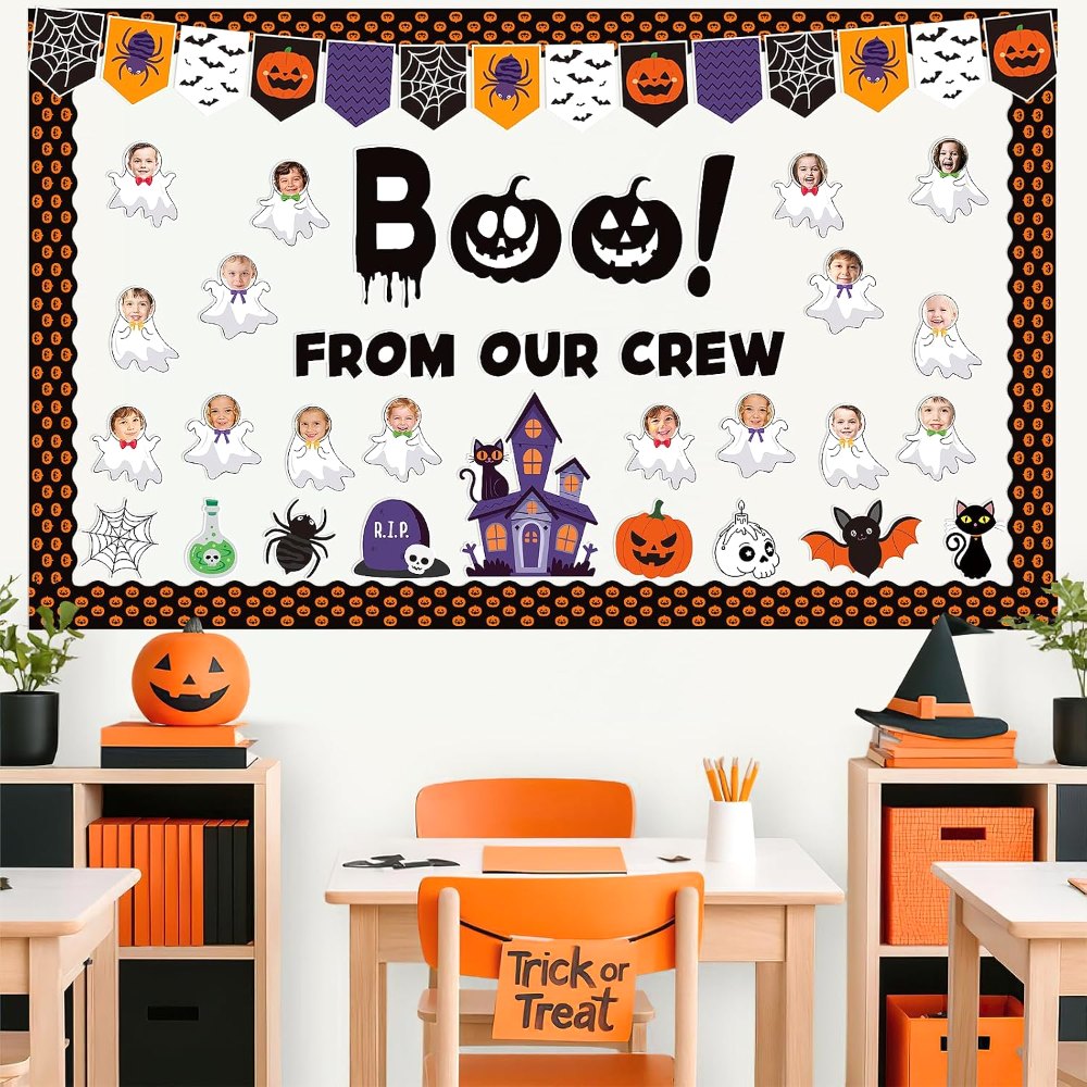 Halloween Bulletin Board Decorations Ghost Classroom, view 7