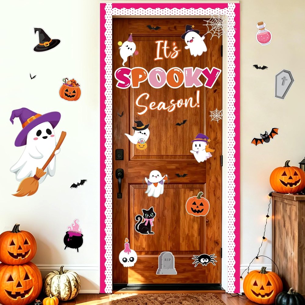 Halloween Bulletin Board Decorations Spooky Ghost Pumpkin, view 7