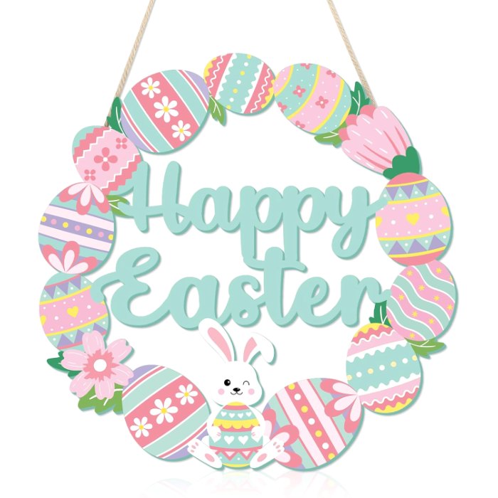 Happy Easter Decorations Sign