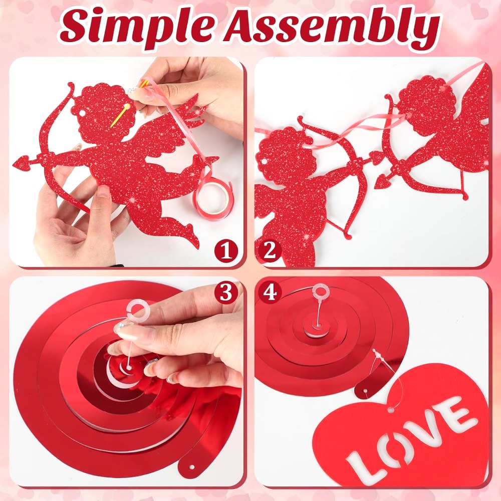 Happy Valentines Day Decorations Valentine's Day Banner, view 3