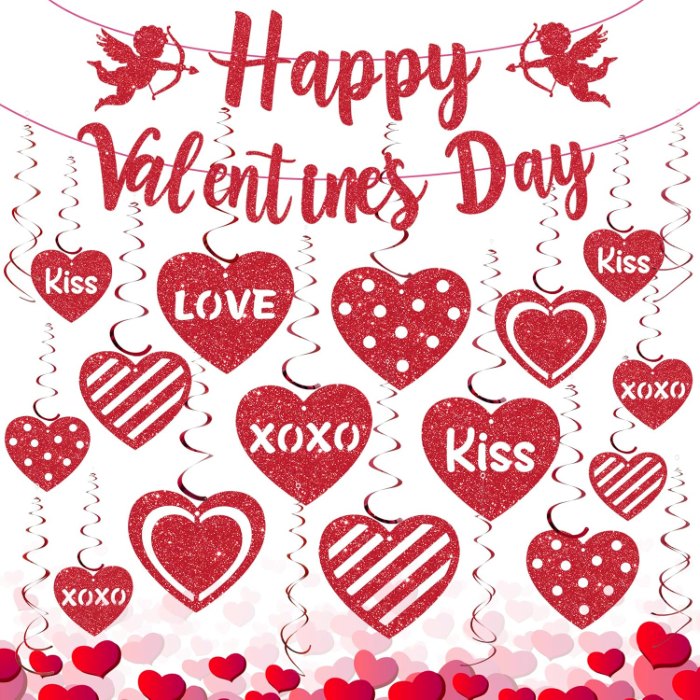 Happy Valentines Day Decorations Valentine's Day Banner