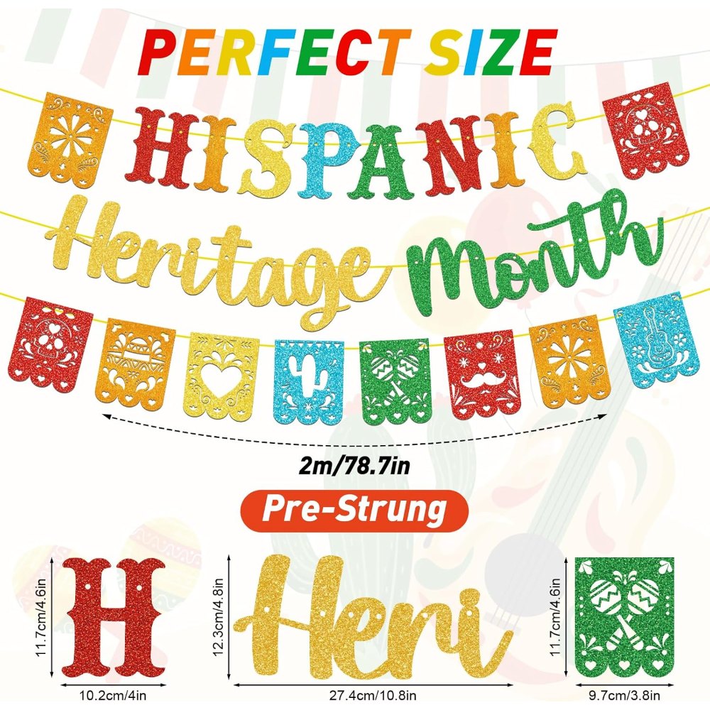 Hispanic Heritage Month Decorations Happy Hispanic, view 2