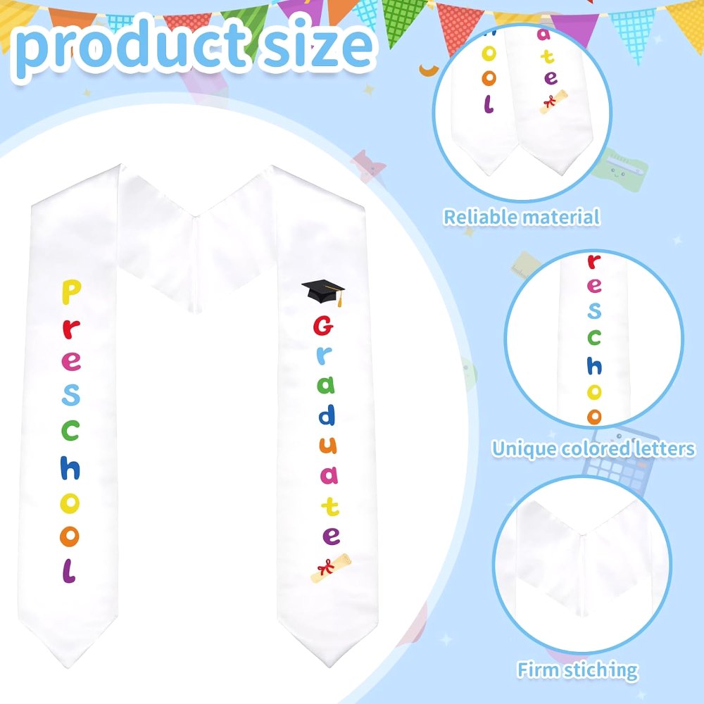Kids Graduation Sash Kindergarten Preschool Graduation, Preschool, view 3