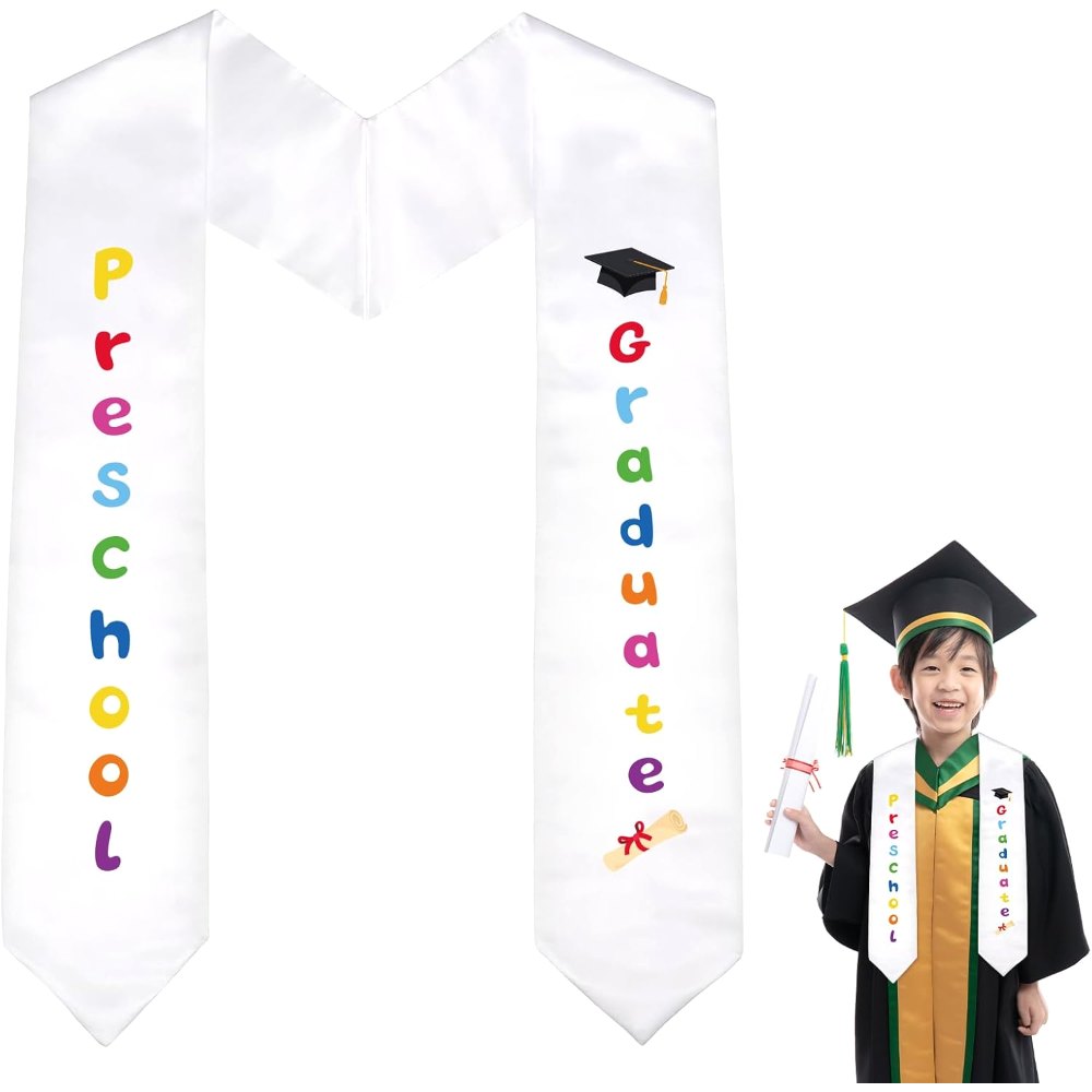 Kids Graduation Sash Kindergarten Preschool Graduation, Preschool