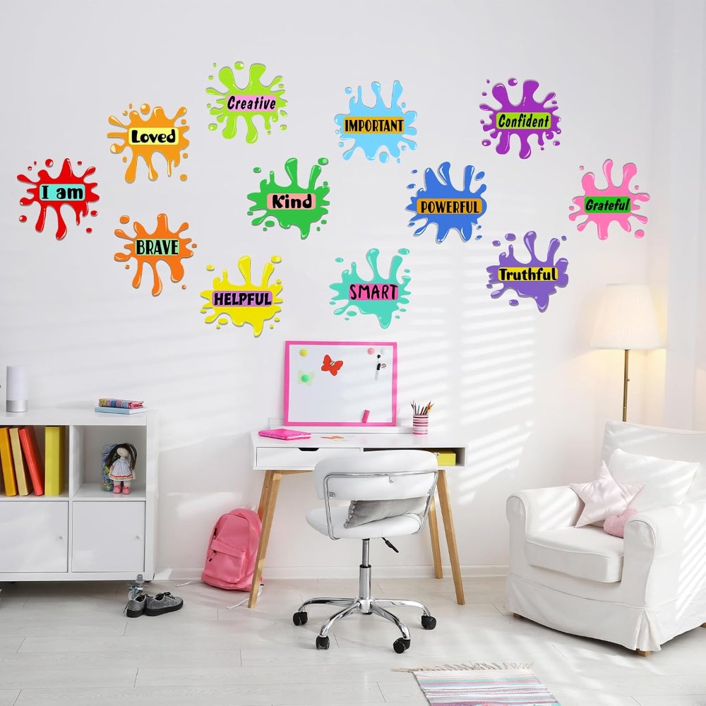 Large 11" Motivational Inspirational Floor Stickers for, view 6