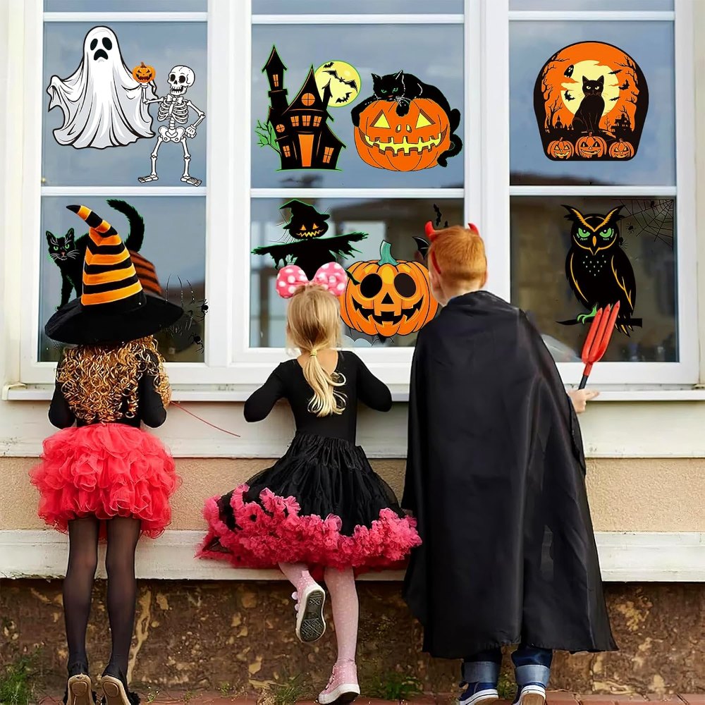 Large Size Vintage Halloween Decorations Double-Sided, view 6