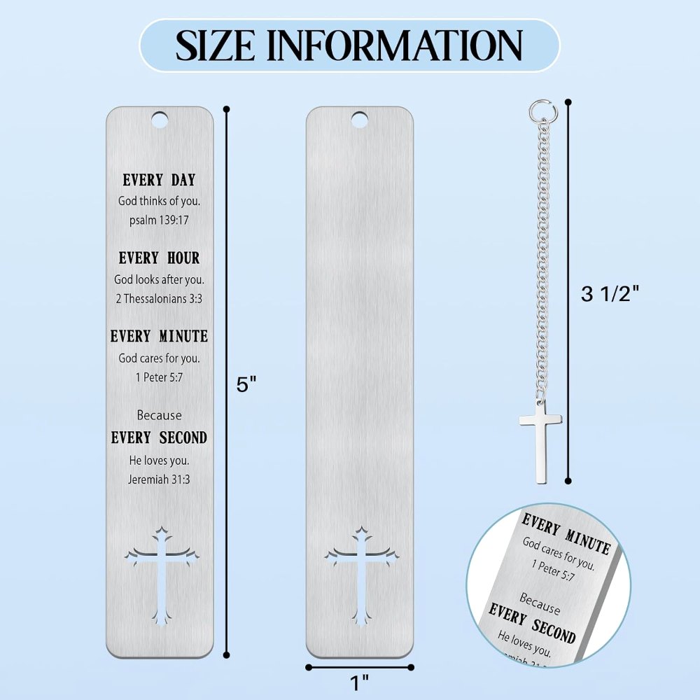 Metal Bookmark Bulk Christian Gifts, view 2