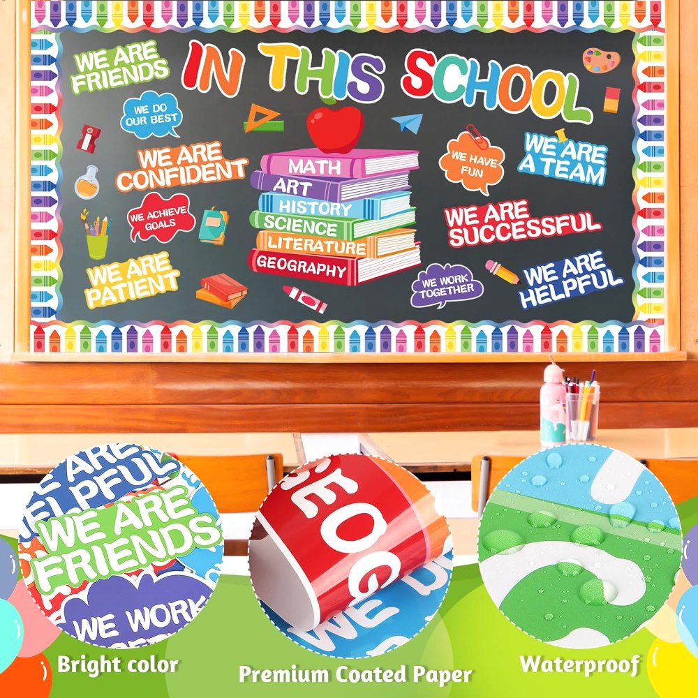 Motivational Bulletin Board Set Positive Classroom Decor, view 4