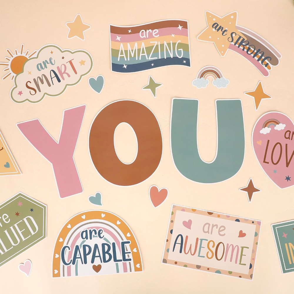 Motivational Inspirational Bulletin Board Decorations Set, view 5
