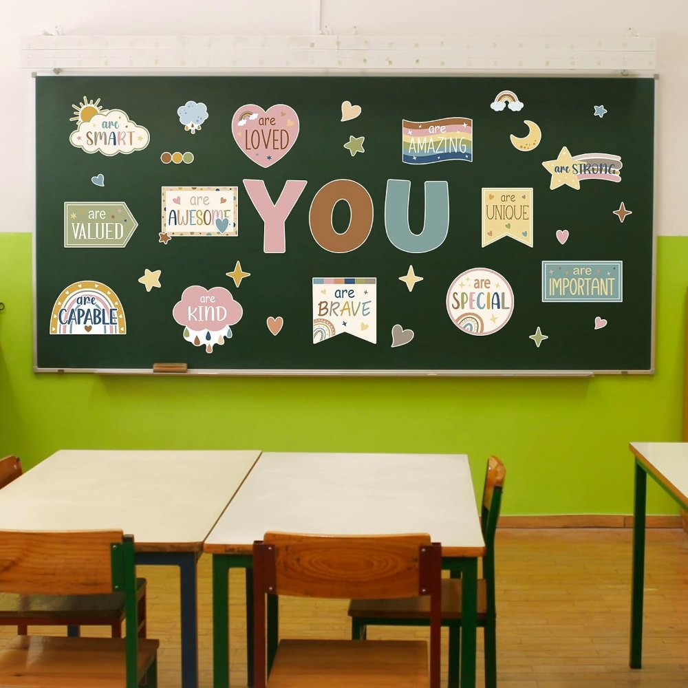 Motivational Inspirational Bulletin Board Decorations Set, detail 7
