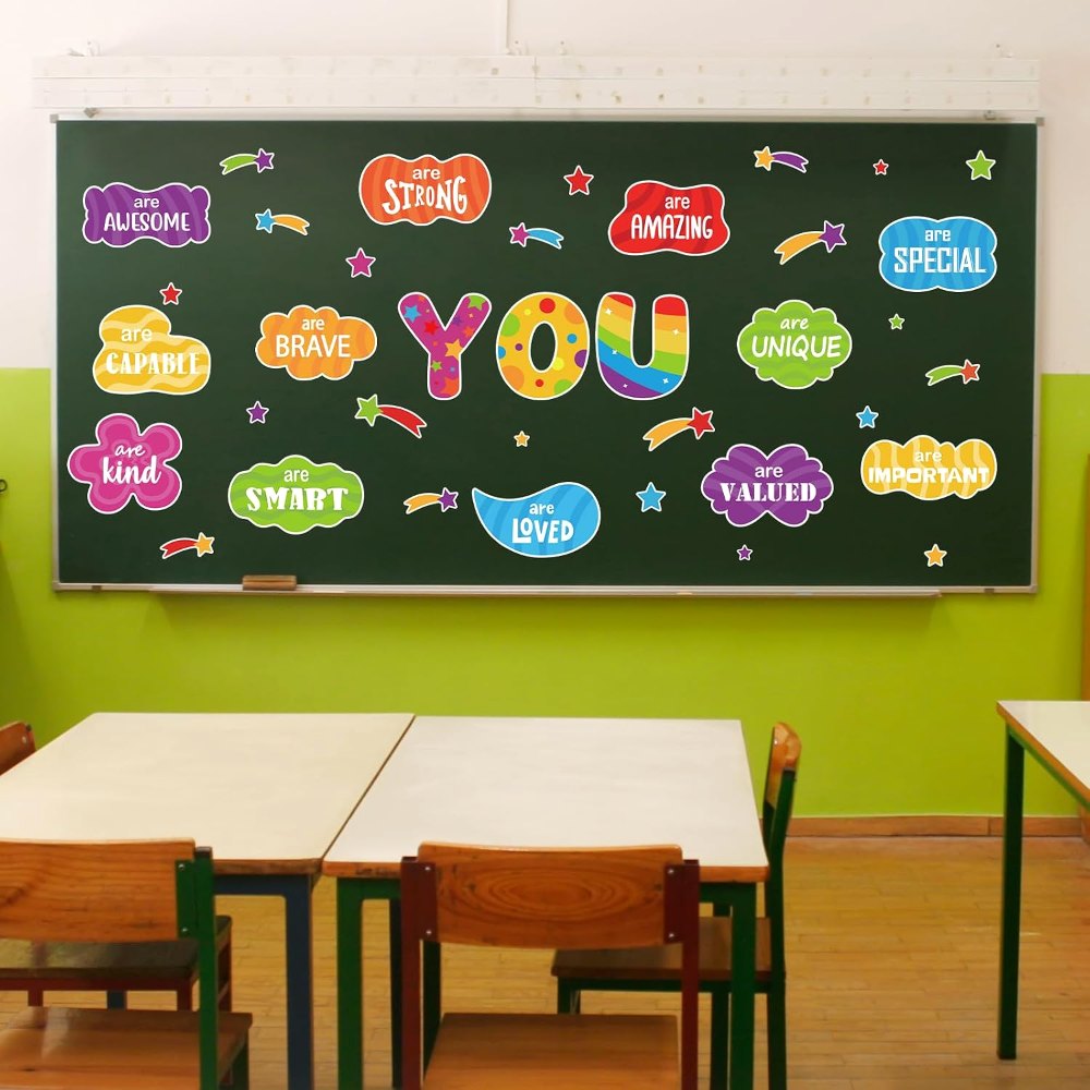Motivational Inspirational Bulletin Board Decorations Set, 37 pieces, view 7