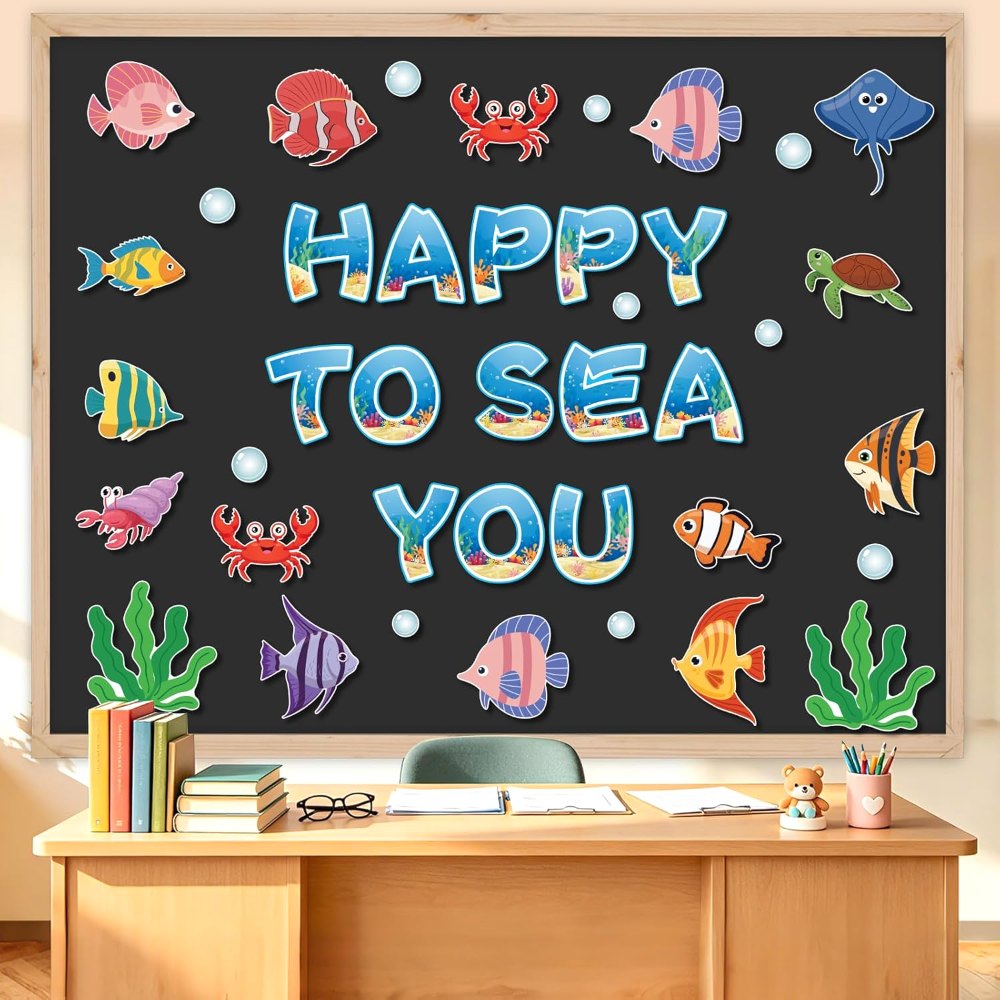 Ocean Bulletin Board Decorations Under The Sea, view 5