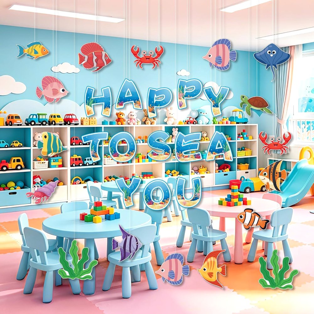 Ocean Bulletin Board Decorations Under The Sea, view 6