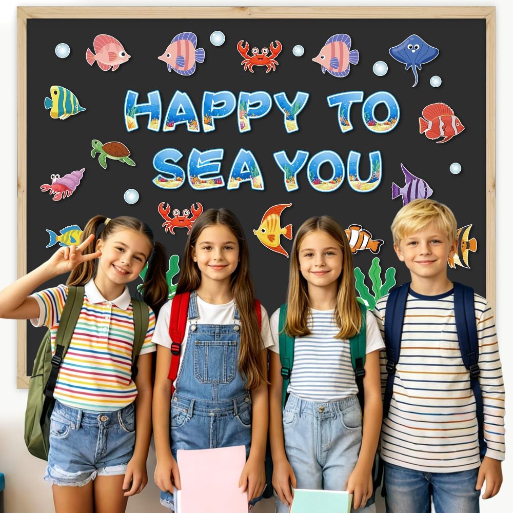 Ocean Bulletin Board Decorations Under The Sea, view 7