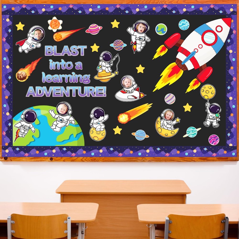 Outer Space Bulletin Board Decorations Astronaut Space