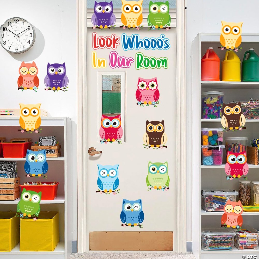 Owl Bulletin Board Decorations Set Owl Classroom Decor, view 7