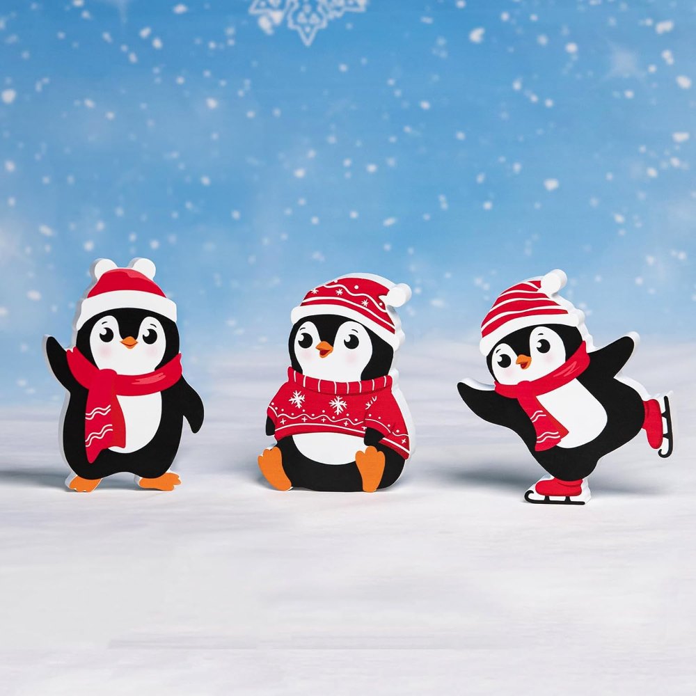 Penguin Christmas Decorations Indoor, view 3