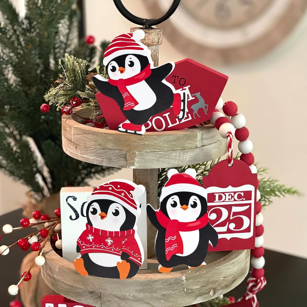 Penguin Christmas Decorations Indoor, view 4