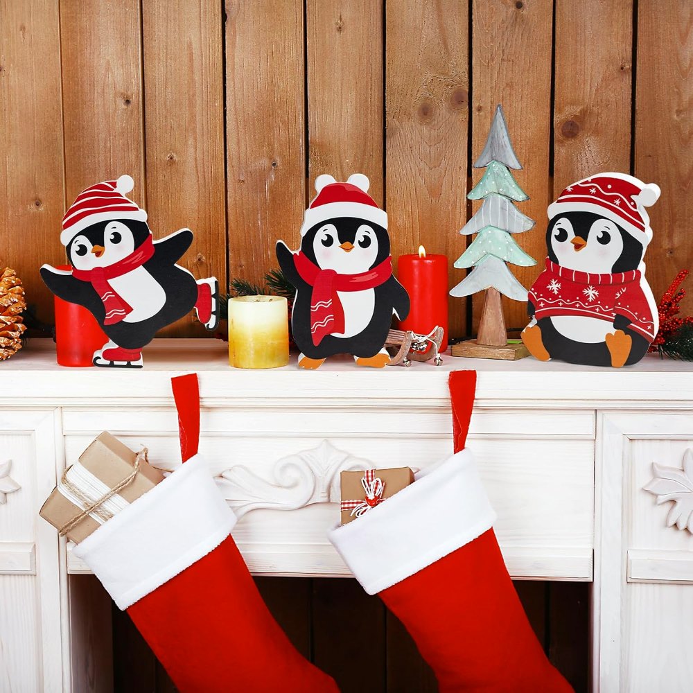 Penguin Christmas Decorations Indoor, view 6