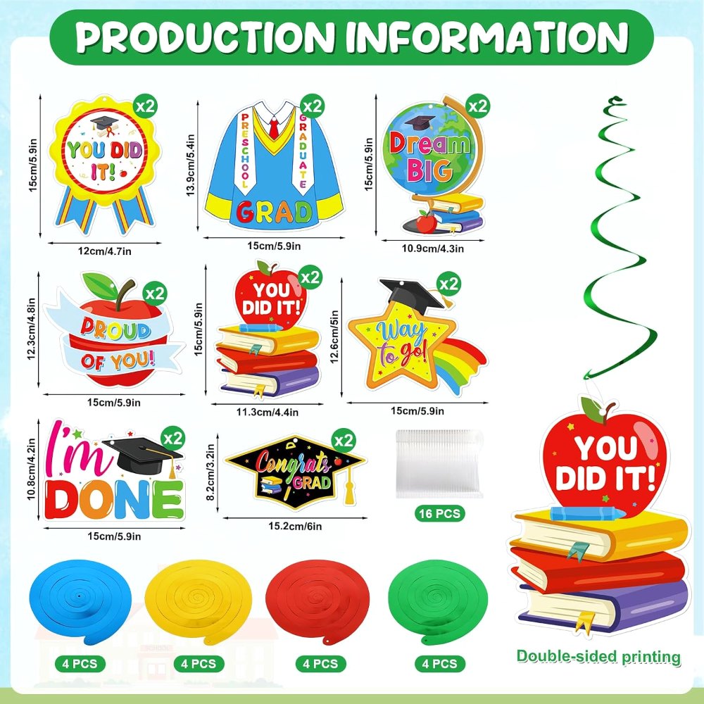 Preschool Graduation Decorations 2026 Pre-k Graduation, Style 2, view 3