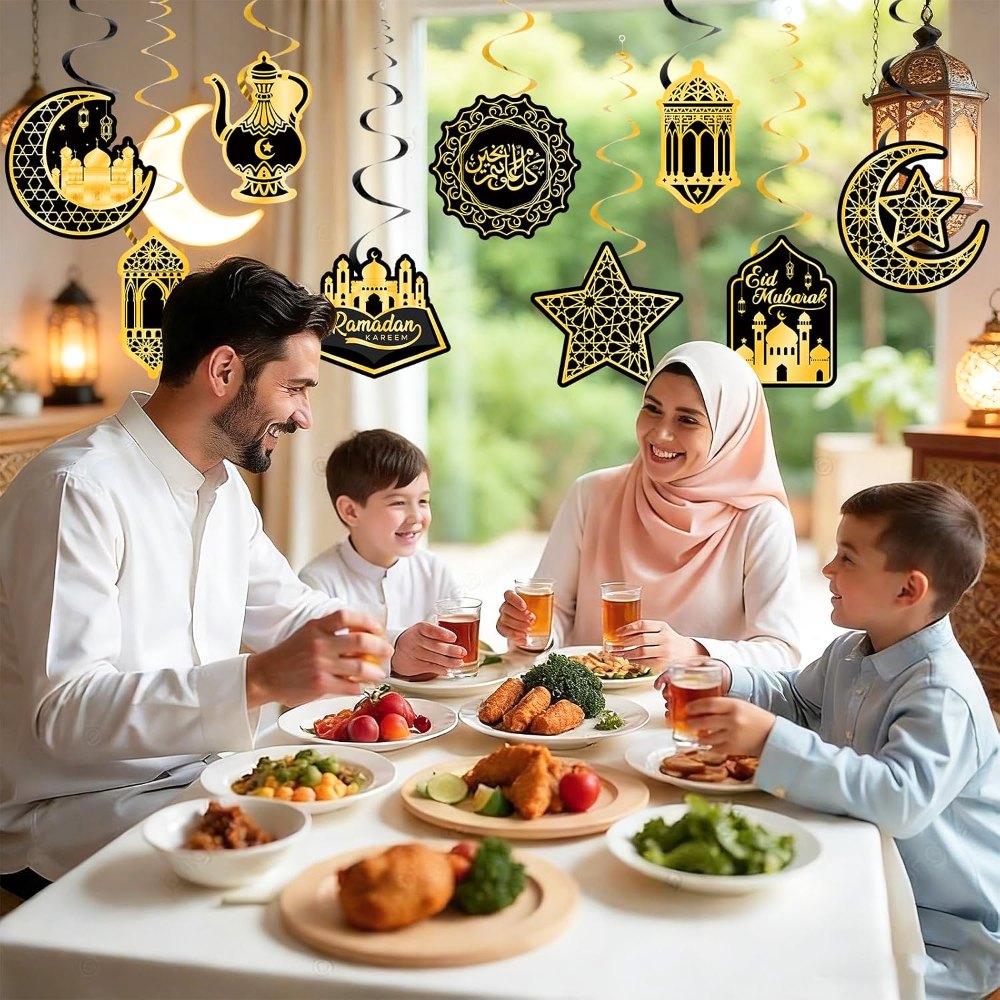 Ramadan Mubarak Decorations for Home Eid Mubarak Hanging, view 5