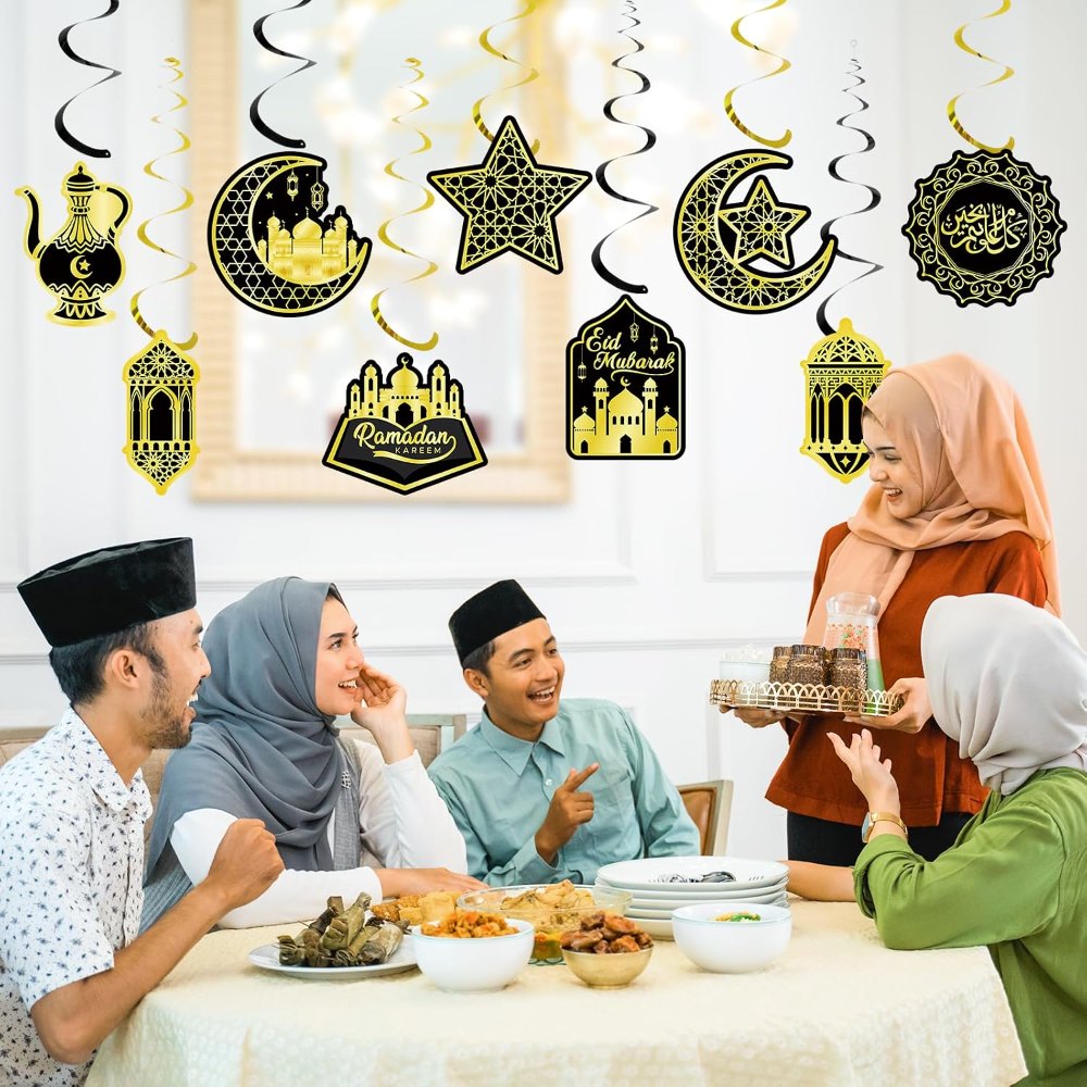Ramadan Mubarak Decorations for Home Eid Mubarak Hanging, view 6