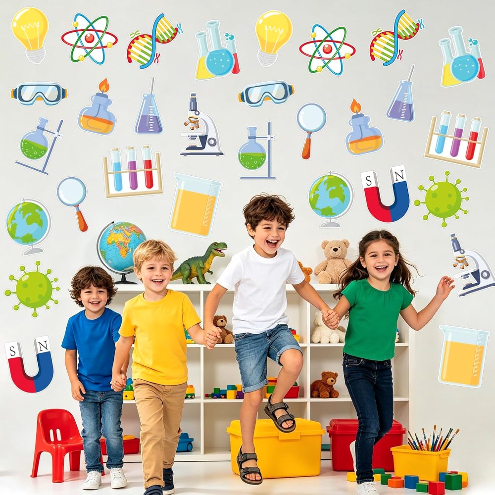 Science Cutouts Scientist Bulletin Board Set Science, view 4