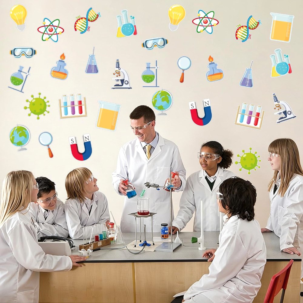 Science Cutouts Scientist Bulletin Board Set Science, view 5