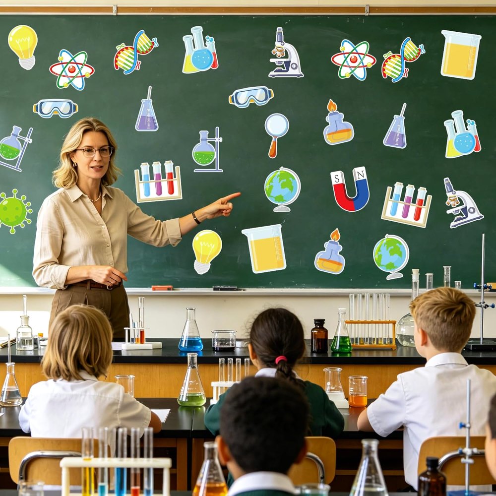 Science Cutouts Scientist Bulletin Board Set Science, view 6