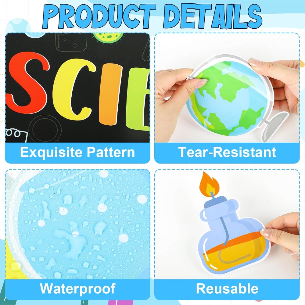 Science Posters Scientist Bulletin Board Set Science, view 3