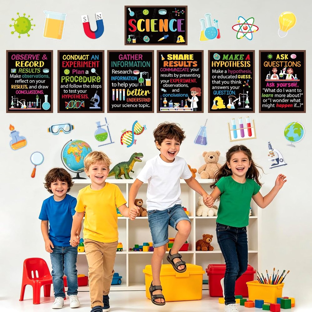Science Posters Scientist Bulletin Board Set Science, view 7