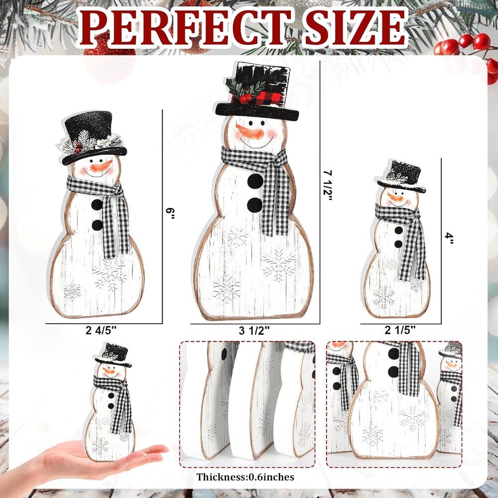 Snowman Christmas Decorations Indoor, view 2