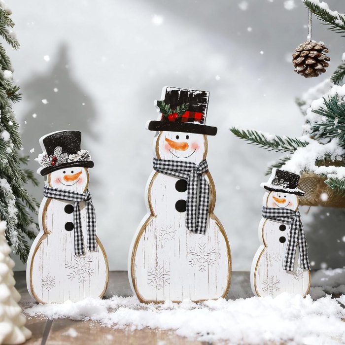 Snowman Christmas Decorations Indoor