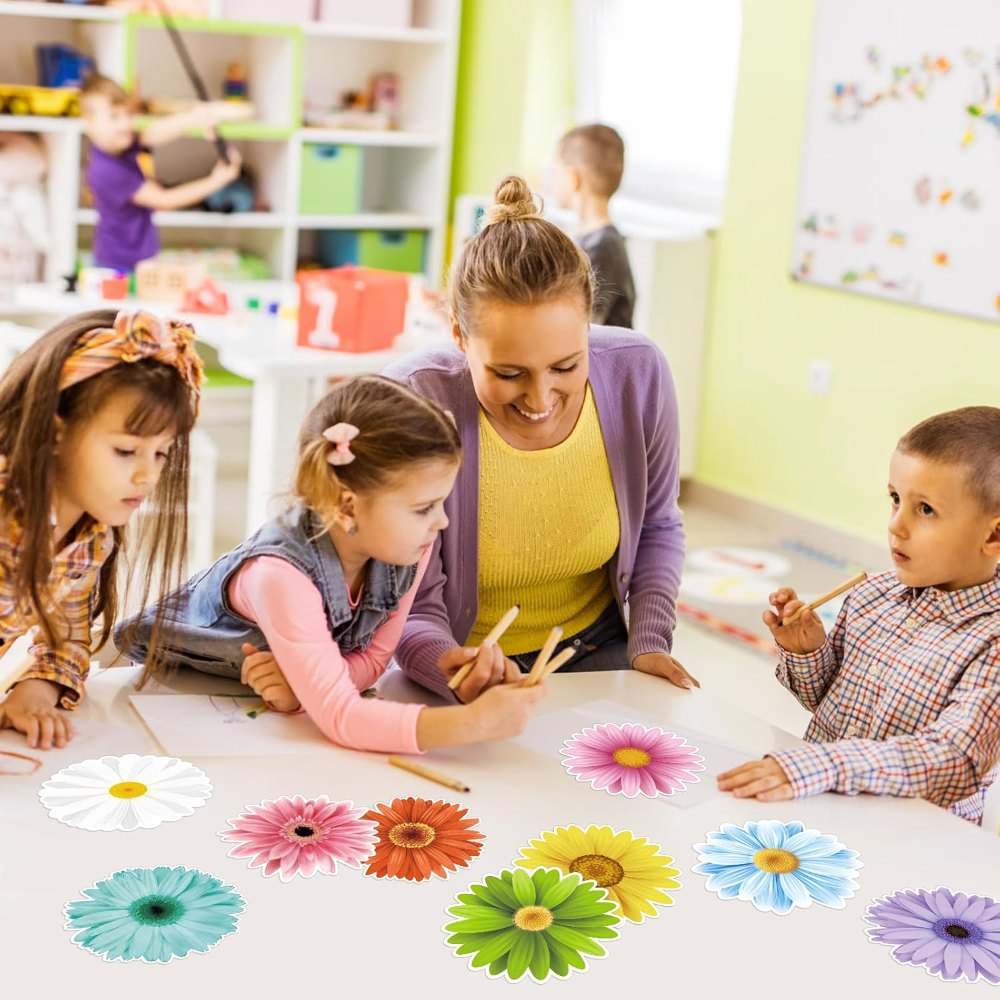 Spring Bulletin Board Decorations Flower Cutouts Spring, view 5