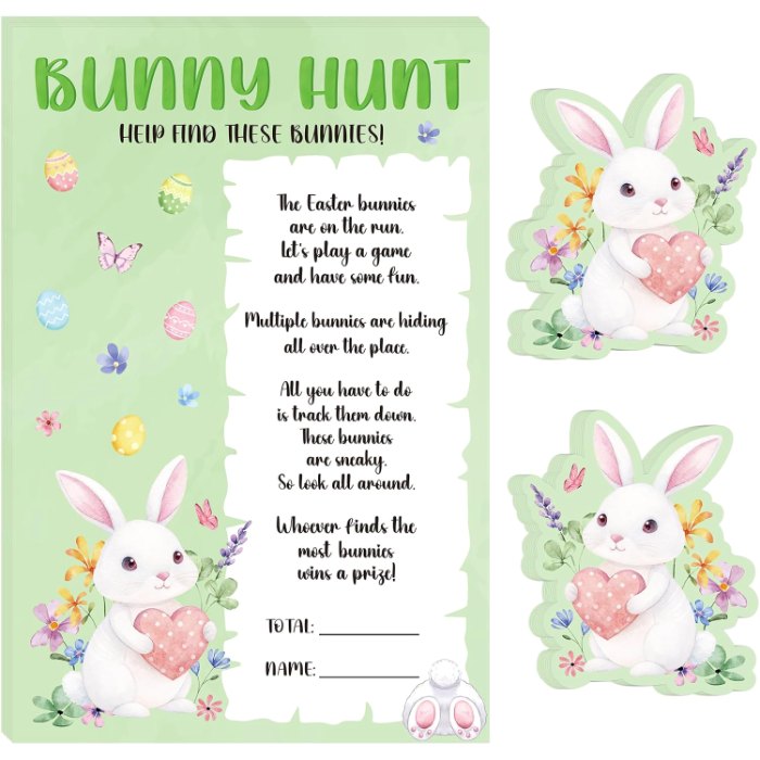 Spring Easter Games for Classroom Party Family Adults