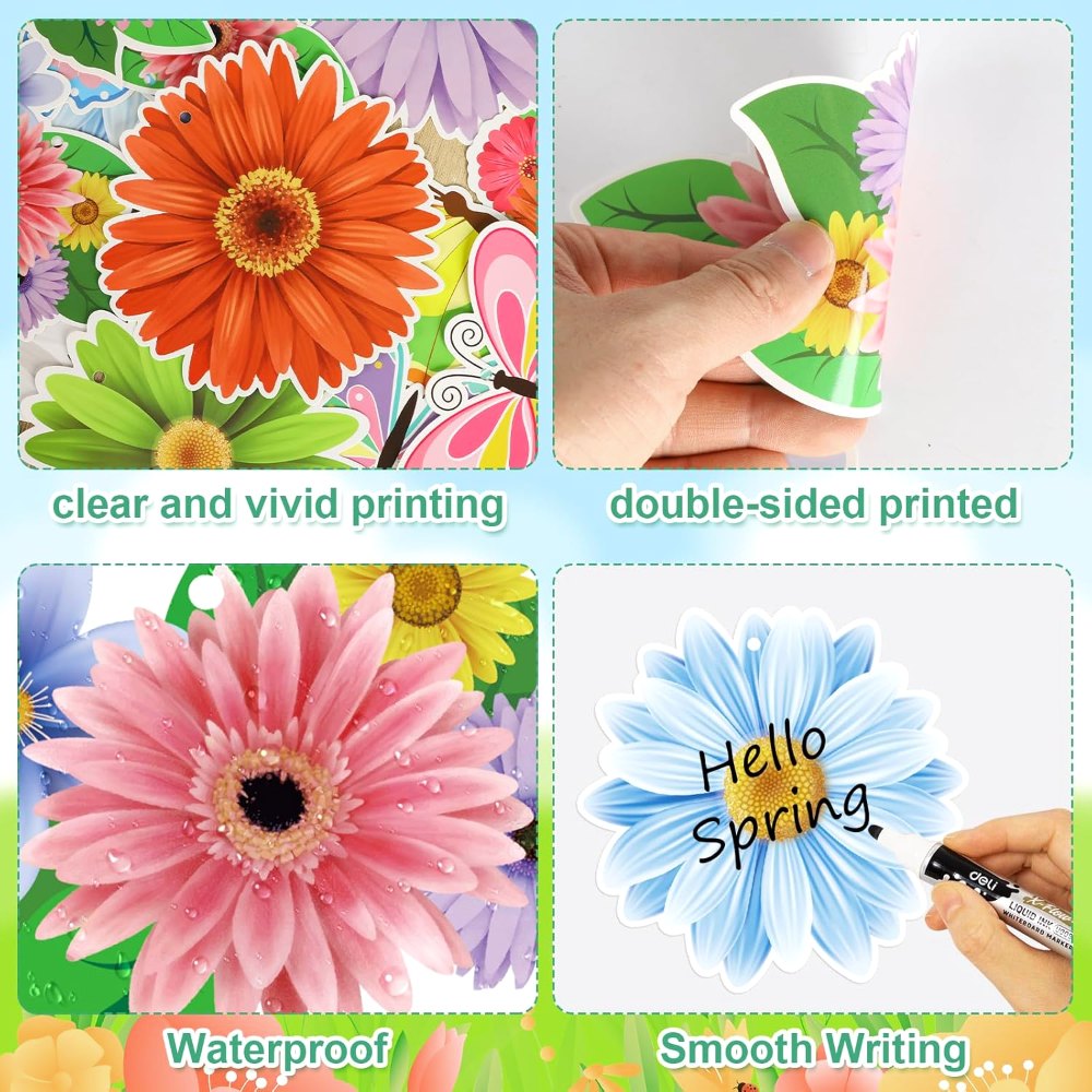 Spring Hanging Swirl Decorations for Home Flower, view 3