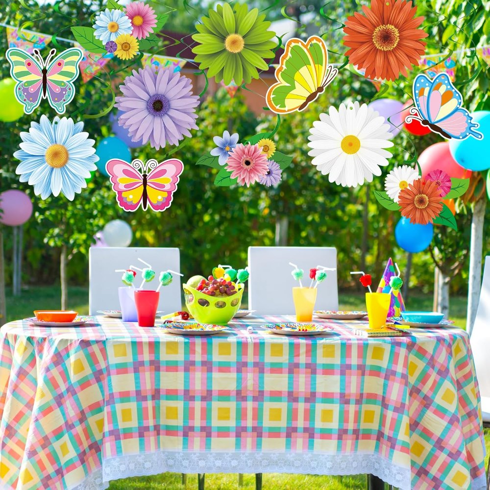 Spring Hanging Swirl Decorations for Home Flower, view 5
