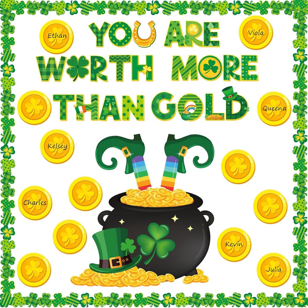 St. Patrick's Day Bulletin Board Decoration Lucky