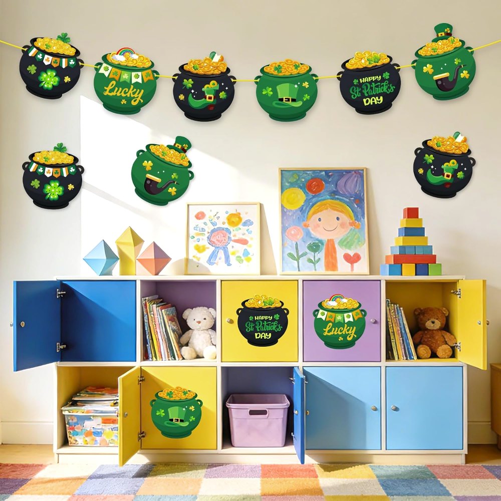 St. Patrick's Day Crafts for Kids 24 Packs Pot of Gold, view 5