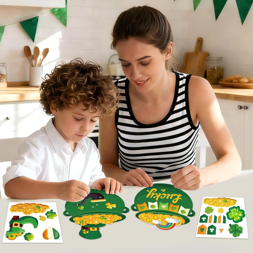 St. Patrick's Day Crafts for Kids 24 Packs Pot of Gold, detail 6