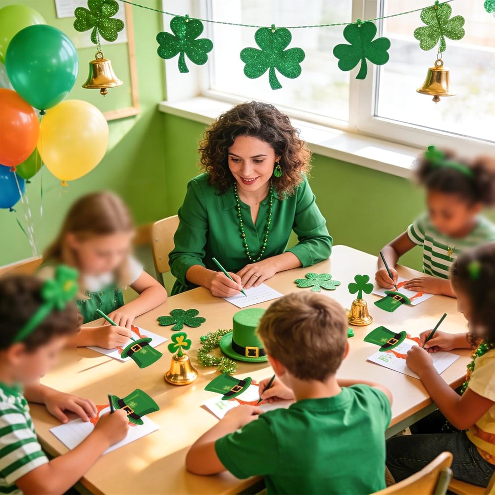 St. Patrick's Day Cutouts Leprechaun Hat and Beard, view 4
