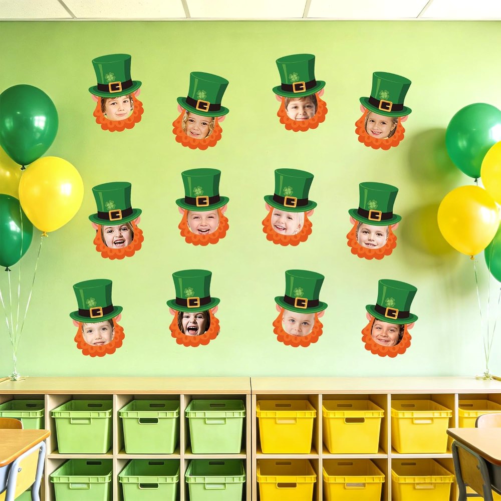 St. Patrick's Day Cutouts Leprechaun Hat and Beard, view 7