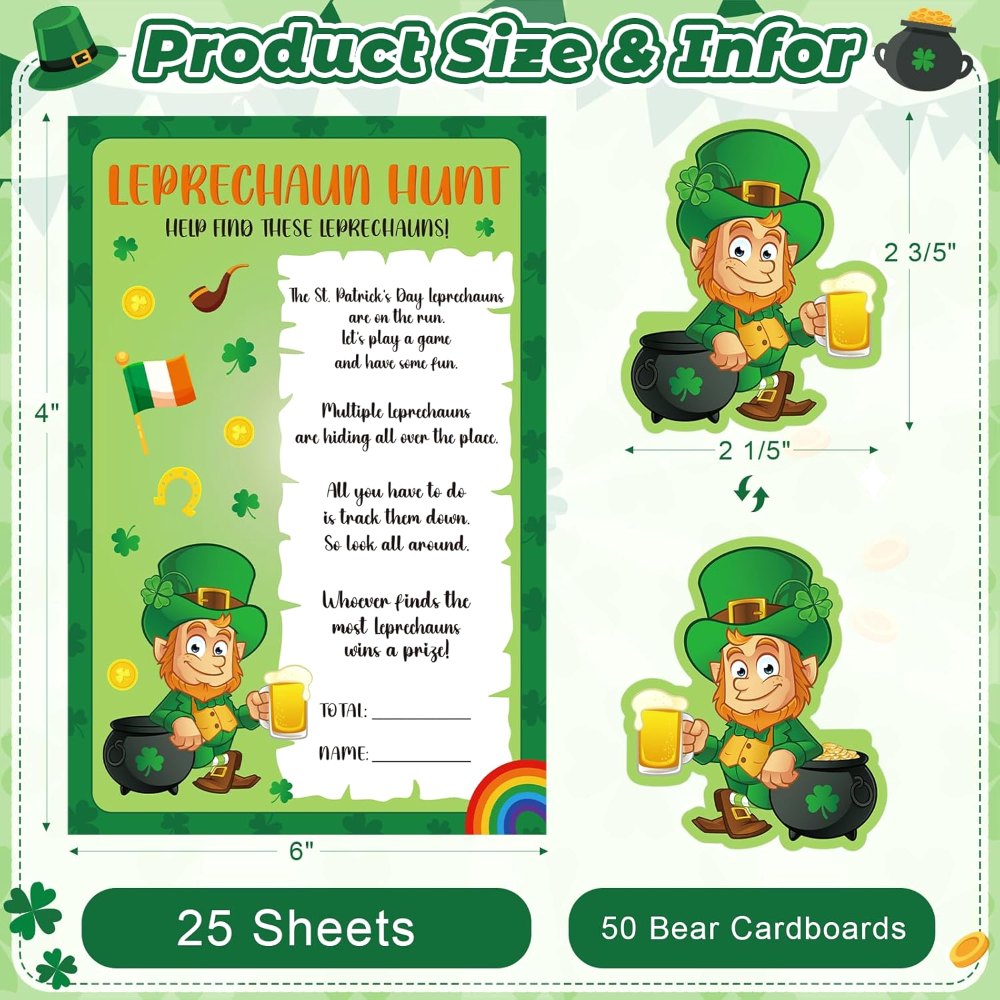St. Patrick's Day Games for Classroom Party Family Adults, view 2